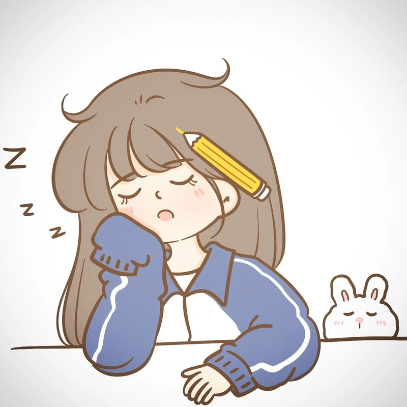 hình học sinh chibi ngộ nghĩnh đáng yêu