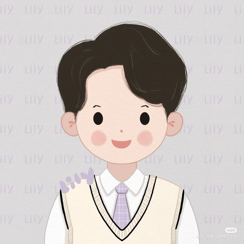 hình học sinh chibi xinh xắn