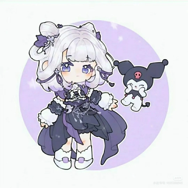 hình kuromi anime ngầu dễ thương