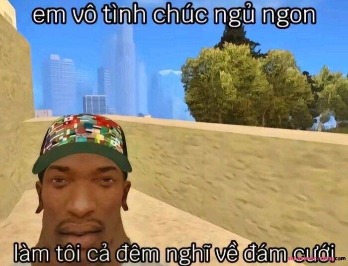 hình meme chúc ngủ ngon chế