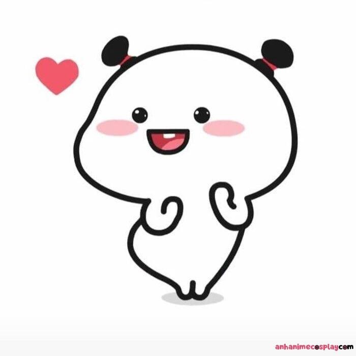 hình meme thả tim siêu xinh