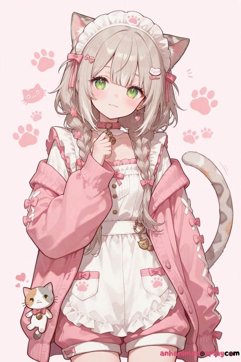 hình mèo anime