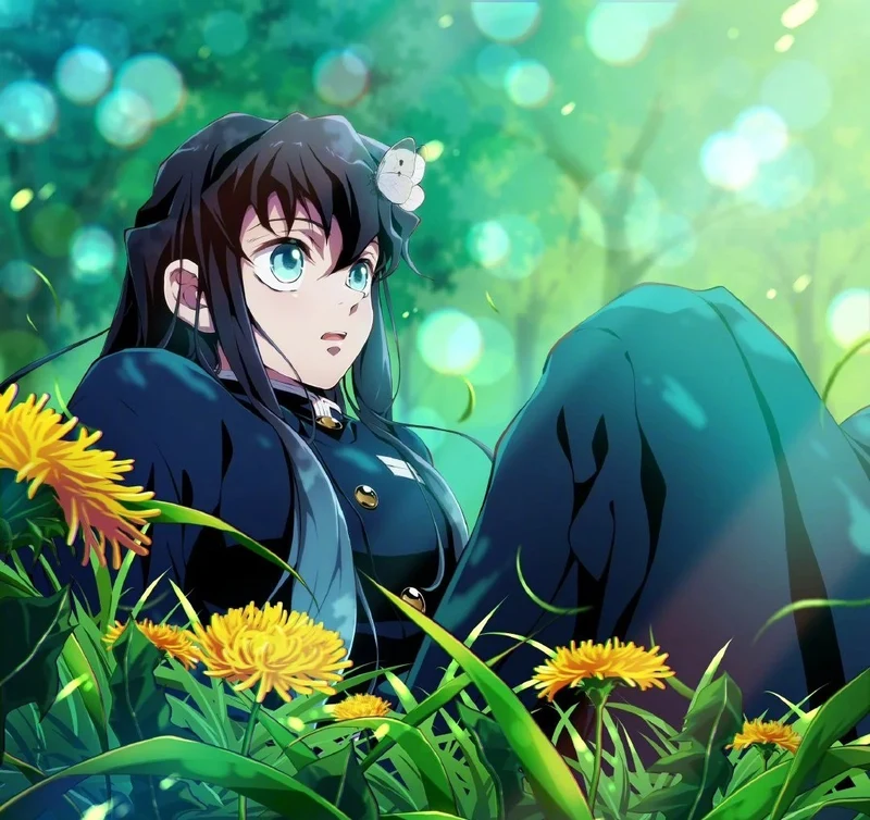 hình nhân vật anime thanh gươm diệt quỷ