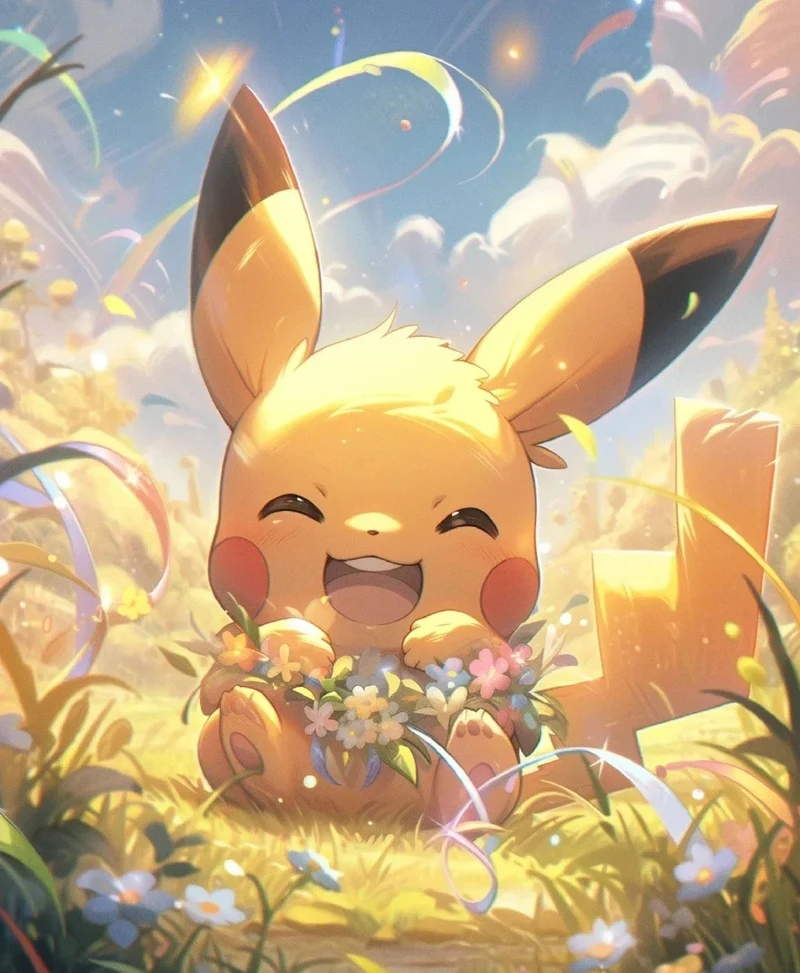 hình pikachu dễ thương