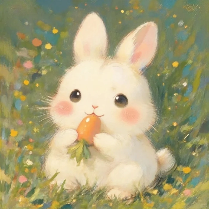 hình thỏ anime chất