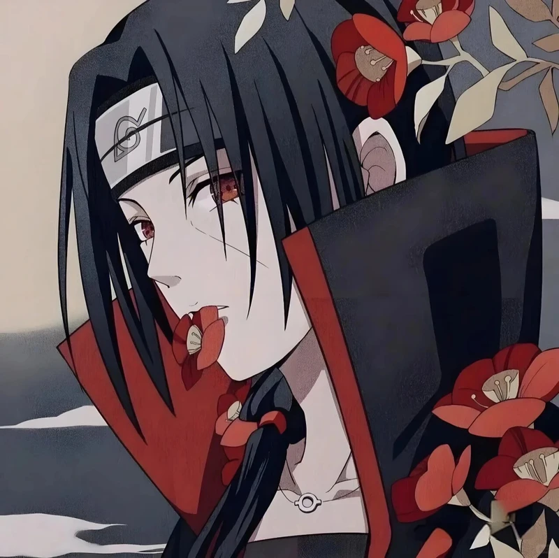 hình uchiha itachi lung linh