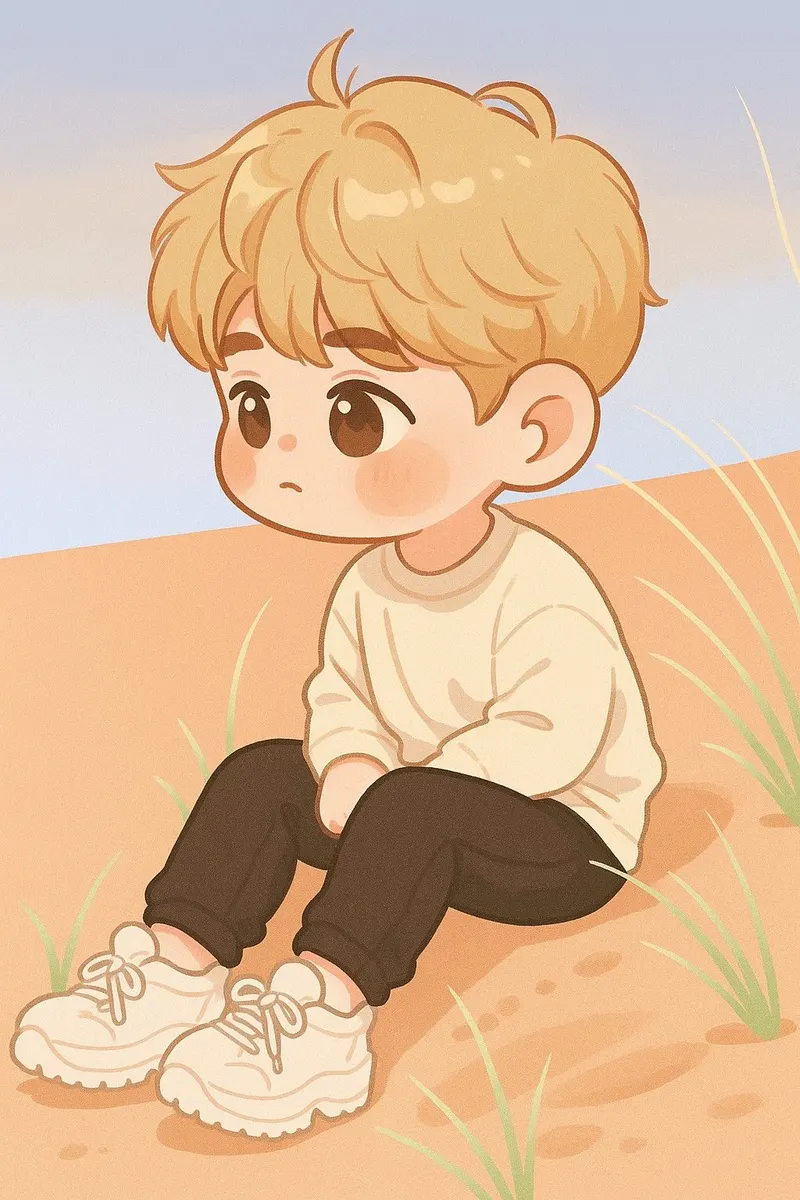 hình vẽ chibi nam đáng yêu dễ thương