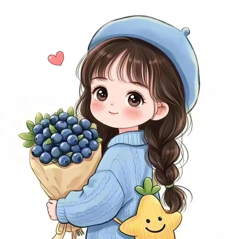 hình vẽ chibi nữ dễ thương