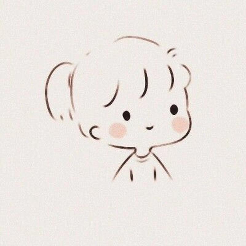 hình vẽ chibi nữ đơn giản dễ thương