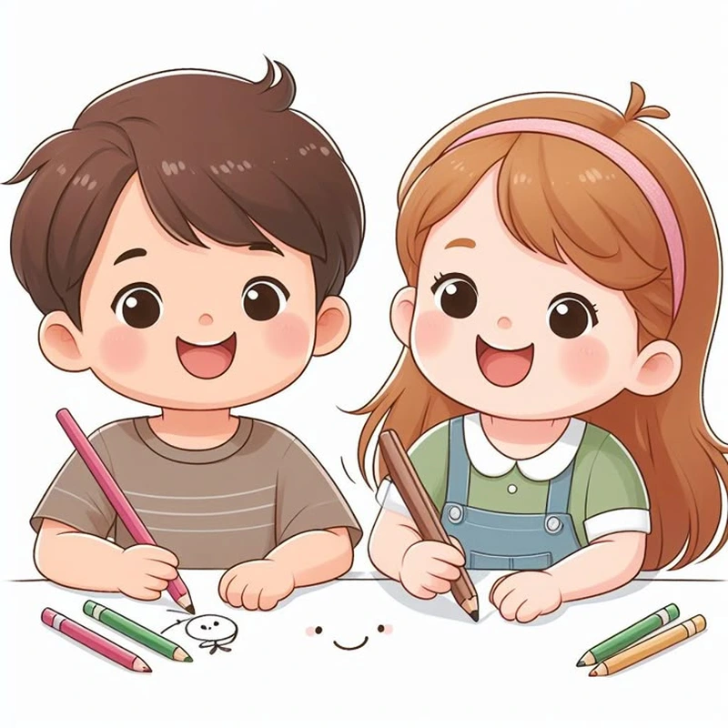 học sinh chibi dễ thương ngộ nghĩnh