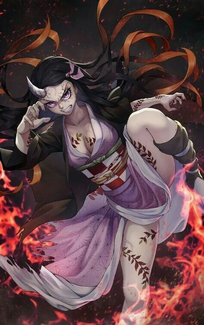 kamado nezuko trong thế giới diệt quỷ