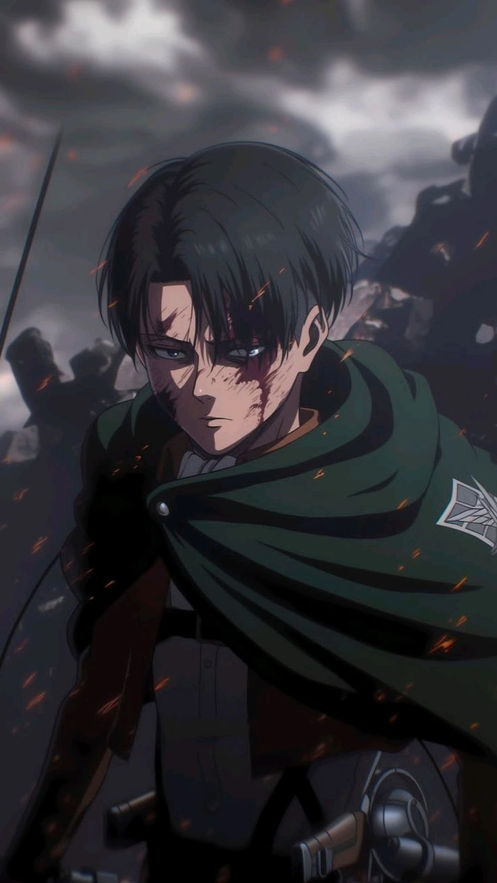levi ackerman trong series attack on titan