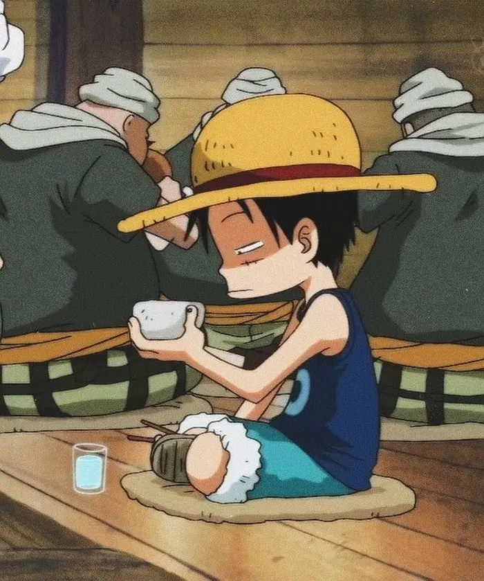luffy đội mũ rơm