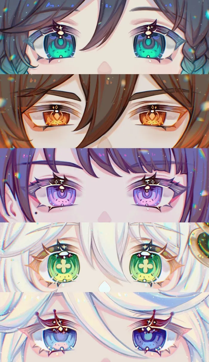 mắt anime bí ẩn