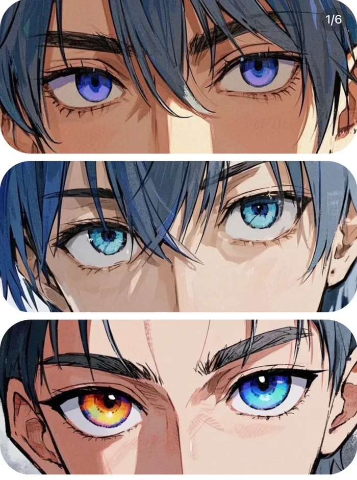 mắt anime cute
