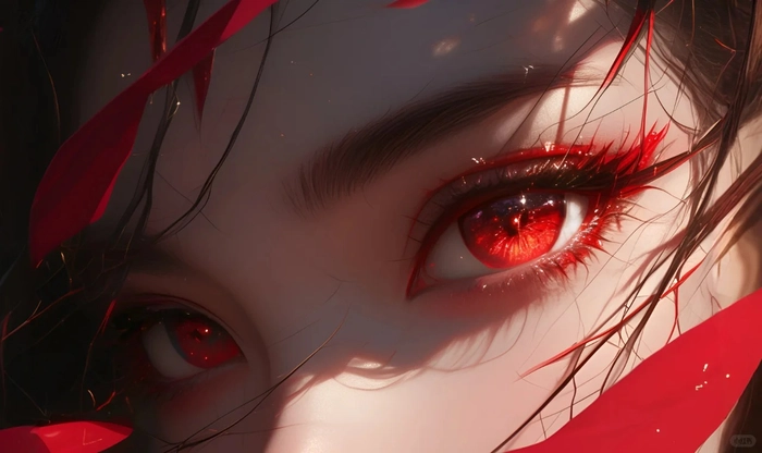 mắt anime đẹp trai