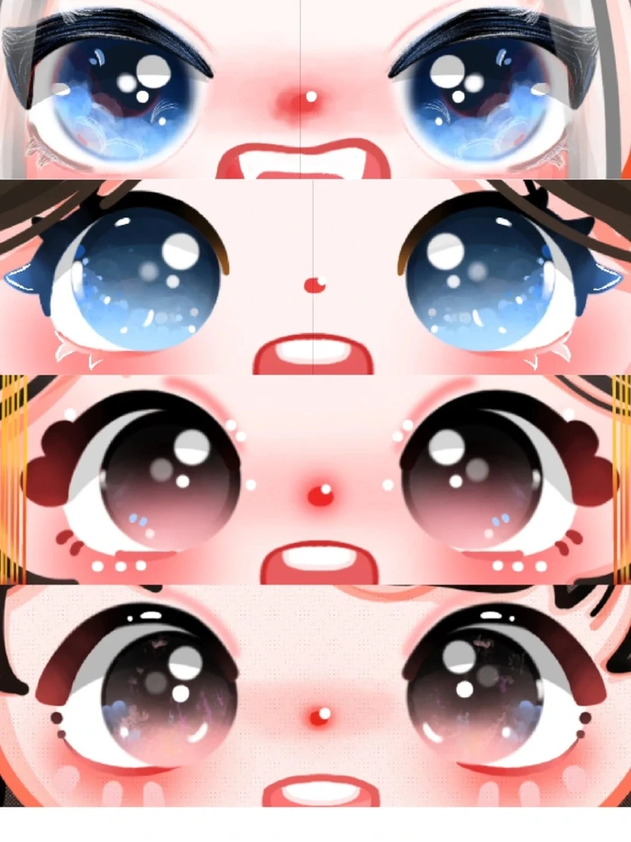 mắt anime girl
