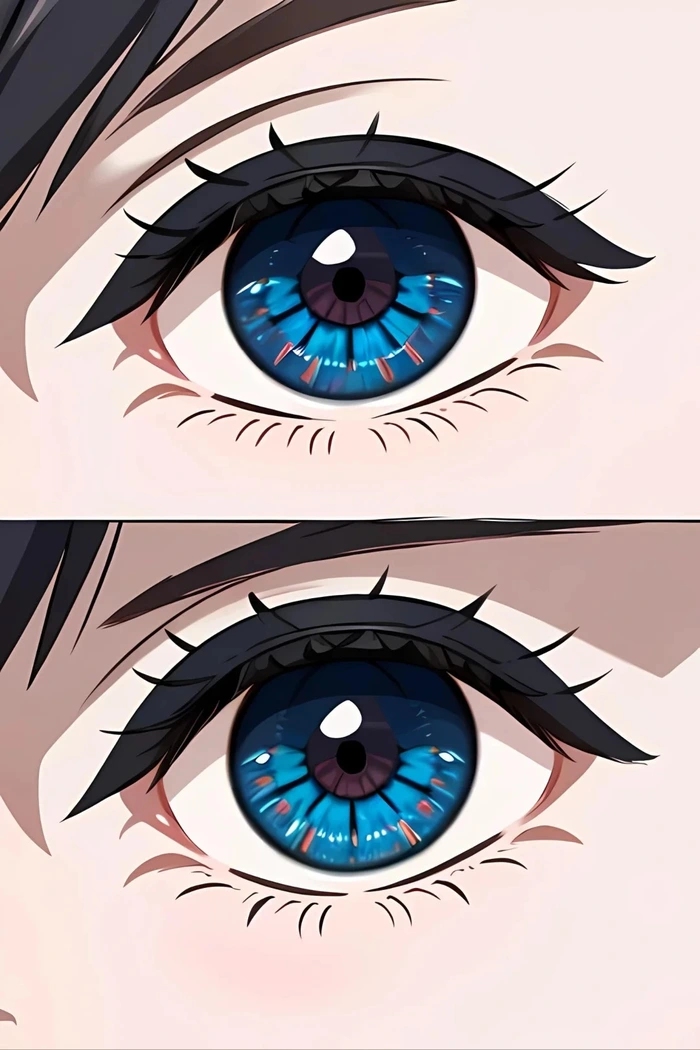 mắt anime long lanh