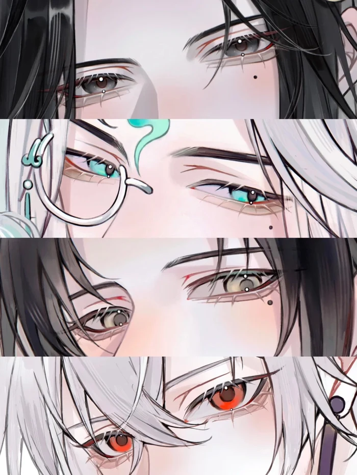 mắt anime nghệ thuật