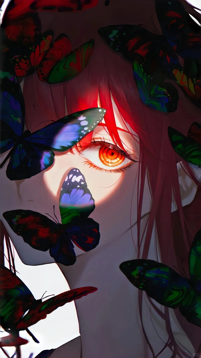 mắt anime nhiều màu