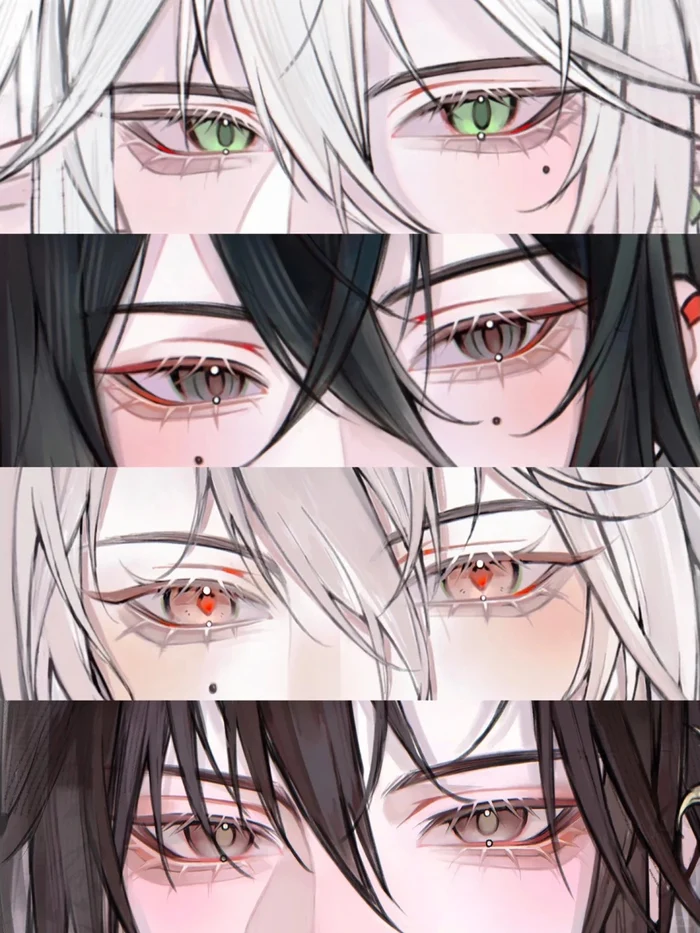 mắt anime xinh đẹp