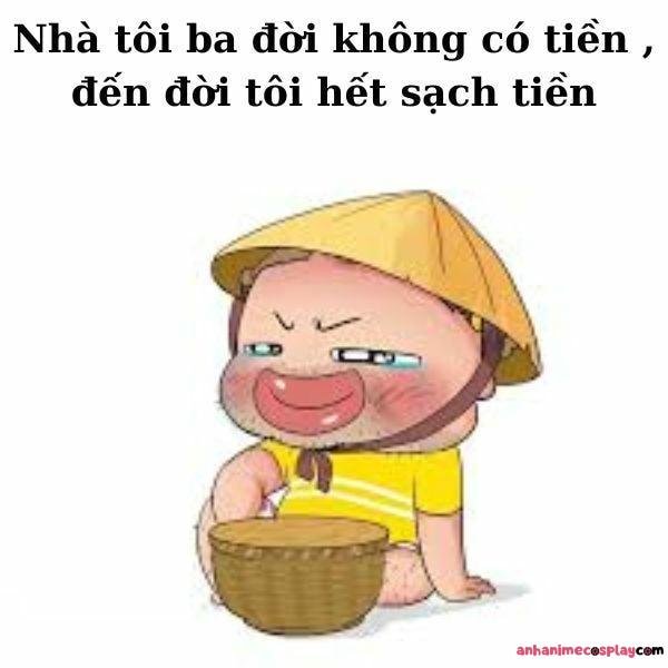 meme hết tiền bựa