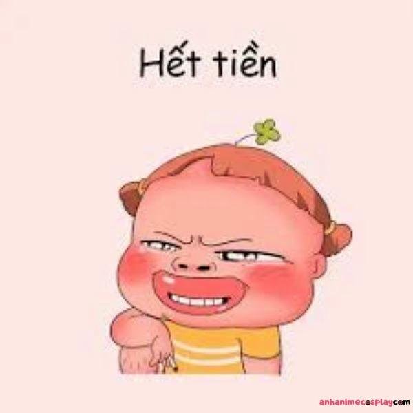 meme hết tiền rồi