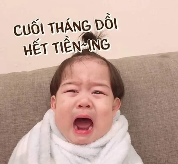 meme nghèo khóc dở