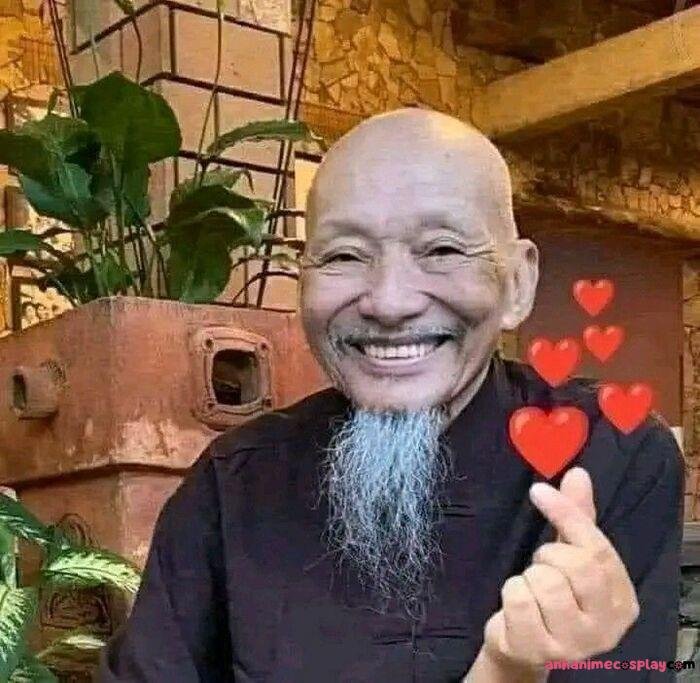 meme thả tim thầy ông nội