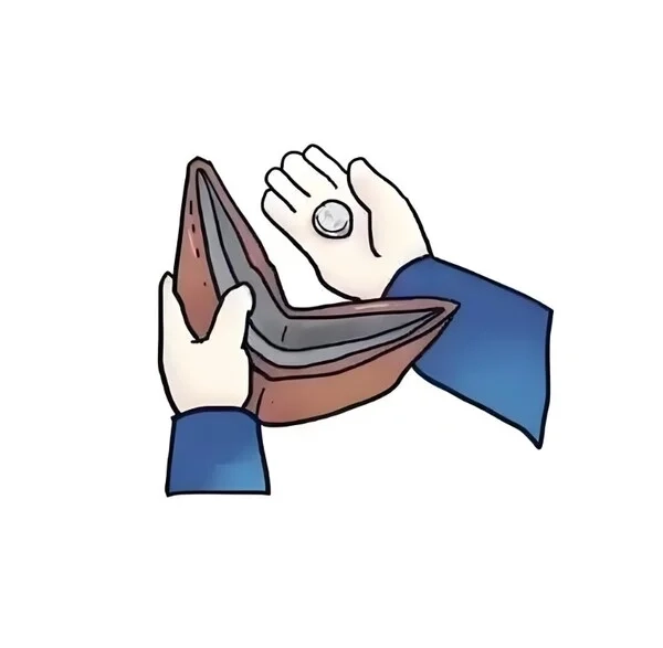 meme ví rỗng hài hước