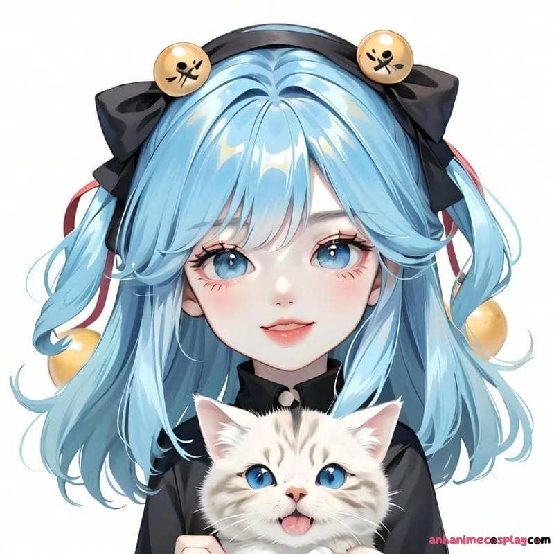 mèo anime cute