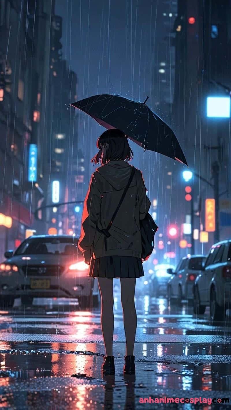 mưa buồn anime iuu