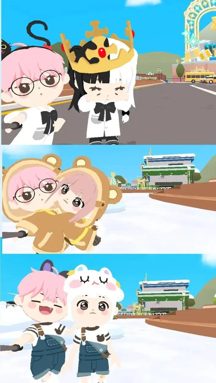 play together anime đáng yêu tự nhiên