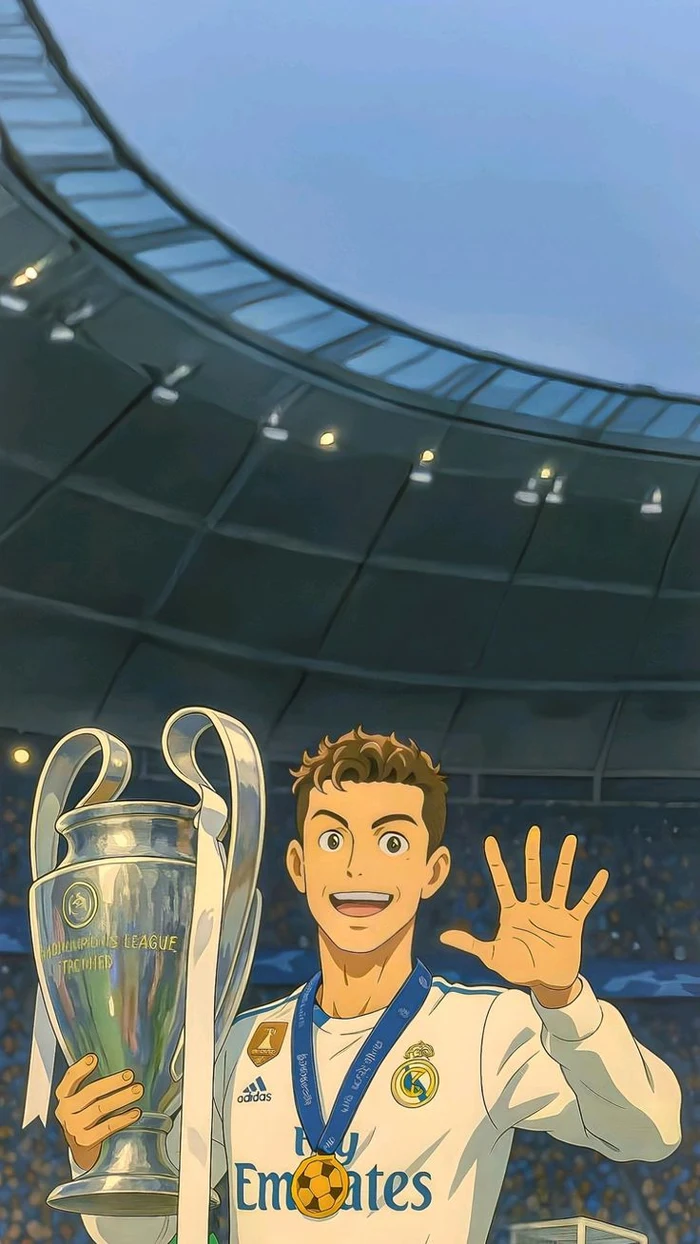 ronaldo anime chibi cute