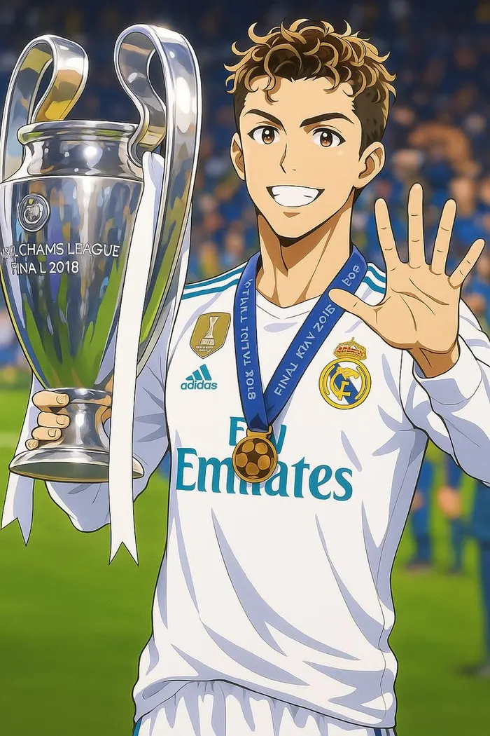 ronaldo anime chibi