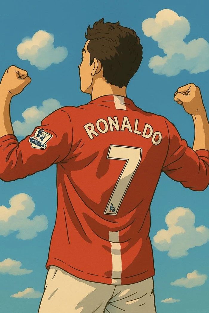 ronaldo anime cool