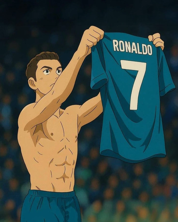 ronaldo anime cute