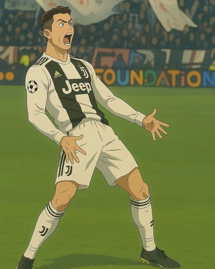 ronaldo anime đẹp