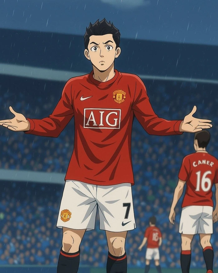 ronaldo anime ngầu