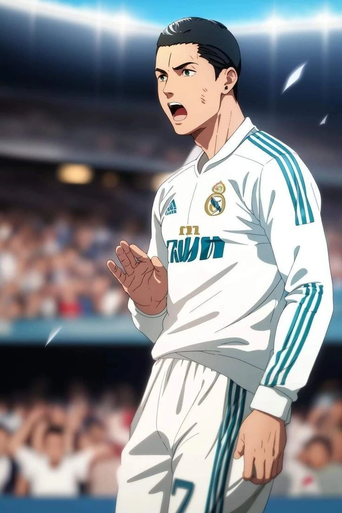 ronaldo anime soccer