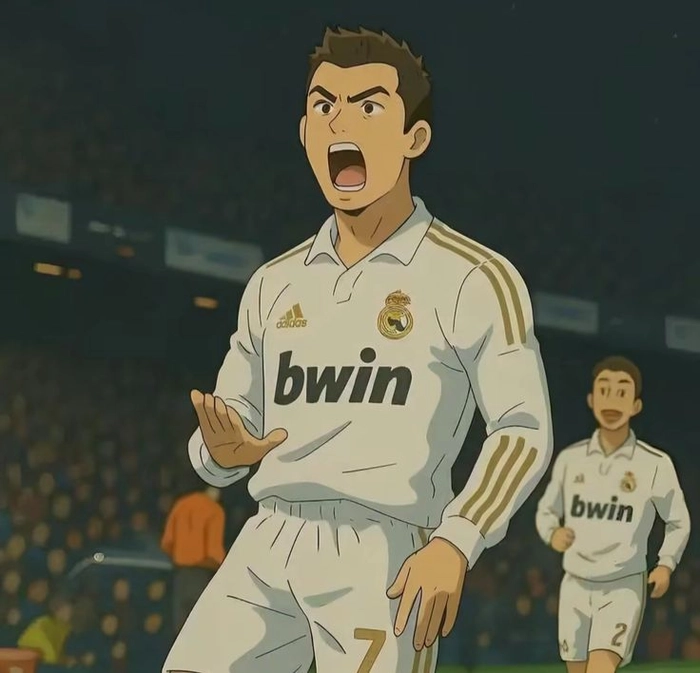 ronaldo anime vui nhộn