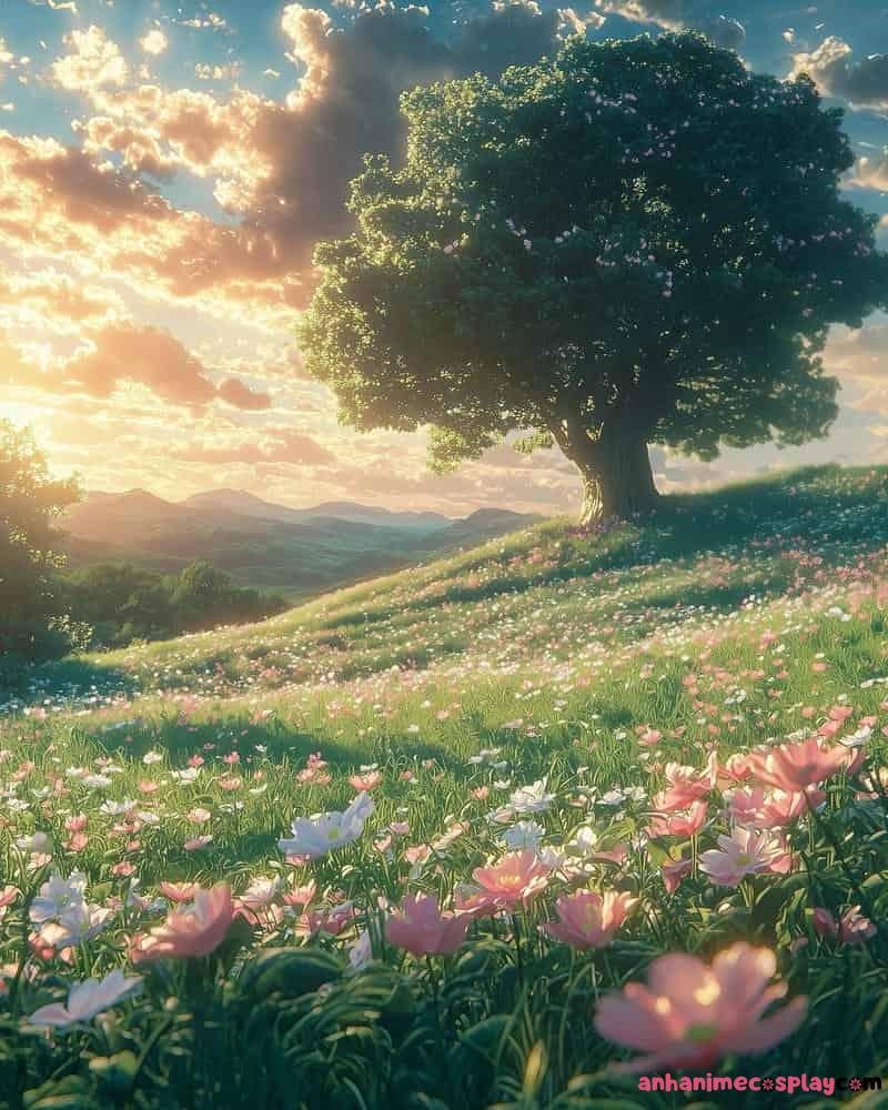 thiên nhiên anime đẹp