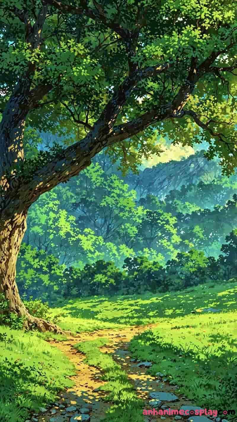 thiên nhiên anime hình