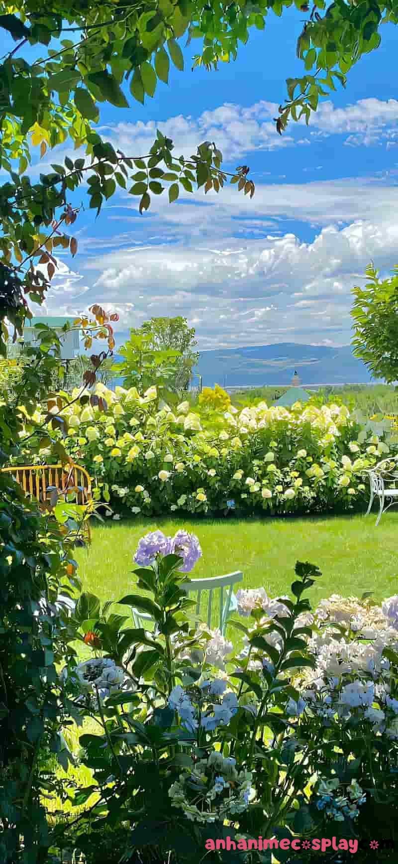 thiên nhiên anime yên