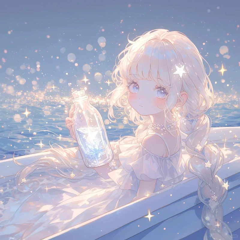 tranh anime cung bảo bình