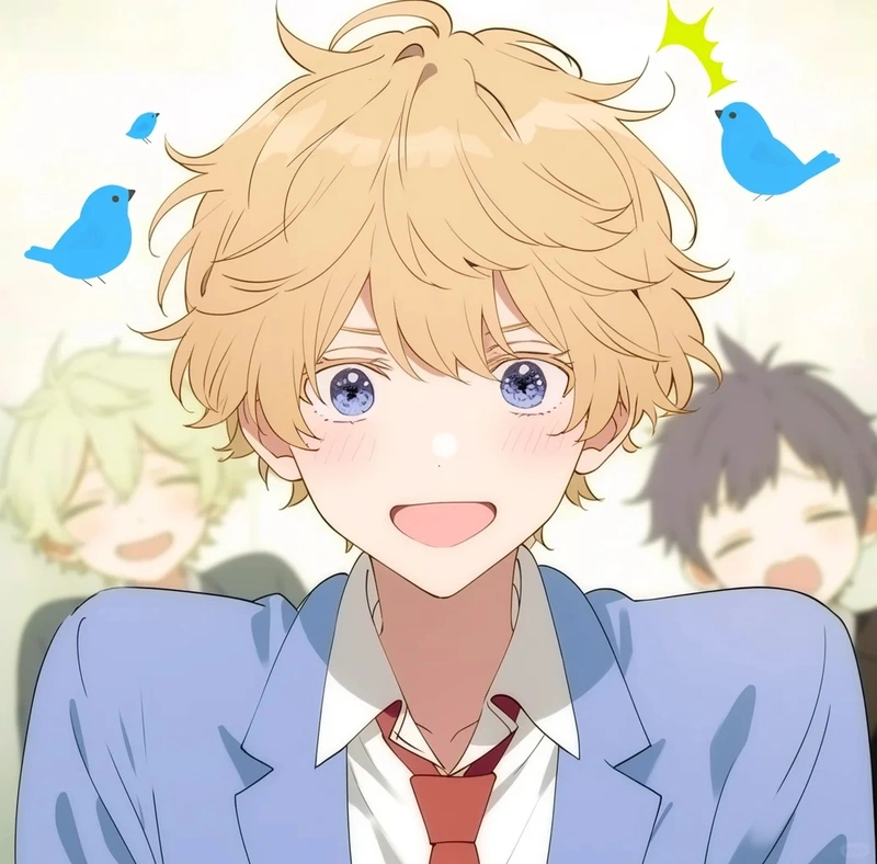 tranh anime dễ thương