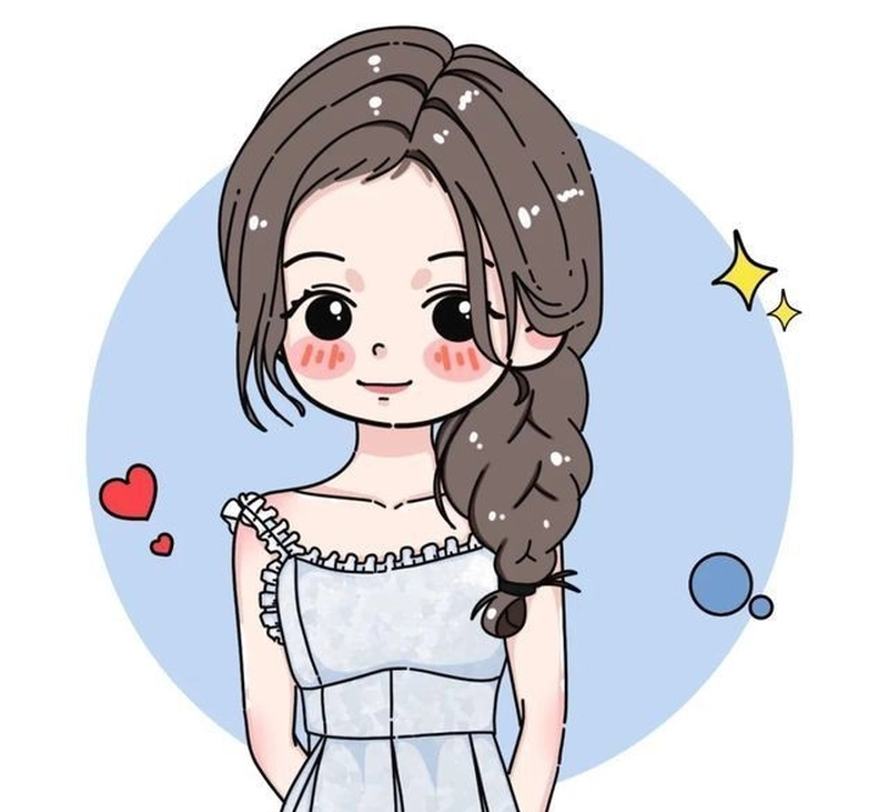 tranh chibi cute dễ thương