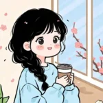 tranh chibi dễ thương cute