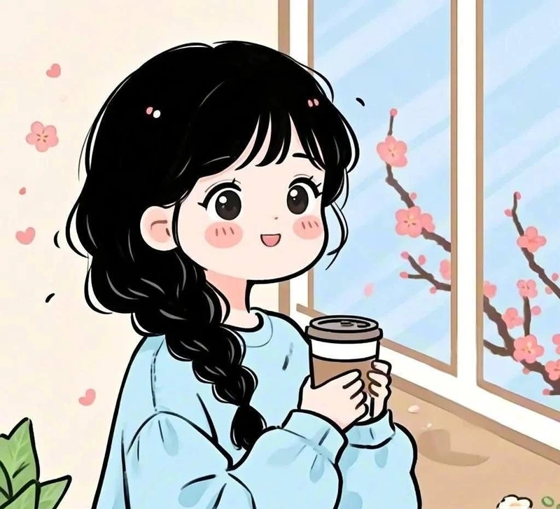 tranh chibi dễ thương cute
