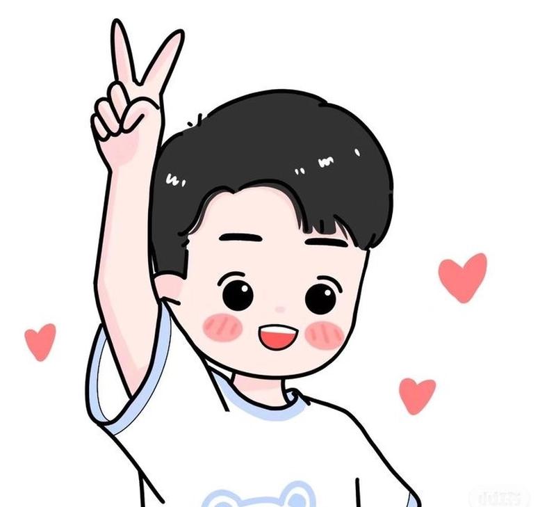 tranh chibi nam cute